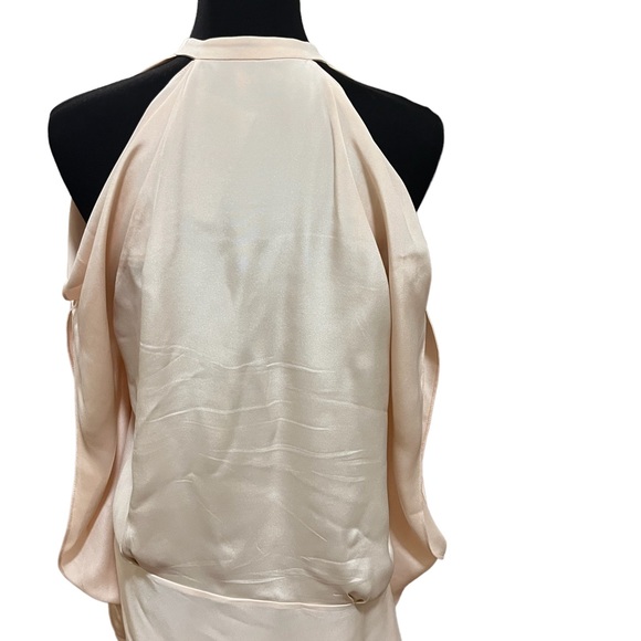 ROLAND MOURET Haynes Cold shoulder Long Sleeve 100% Silk Blouse. - Picture 7 of 17